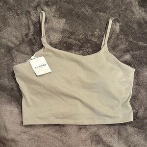 Lemedy Women's Beige Sports Bra